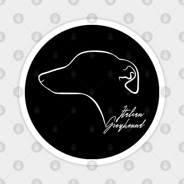 Proud Italian Greyhound profile dog lover Magnet by wilsigns